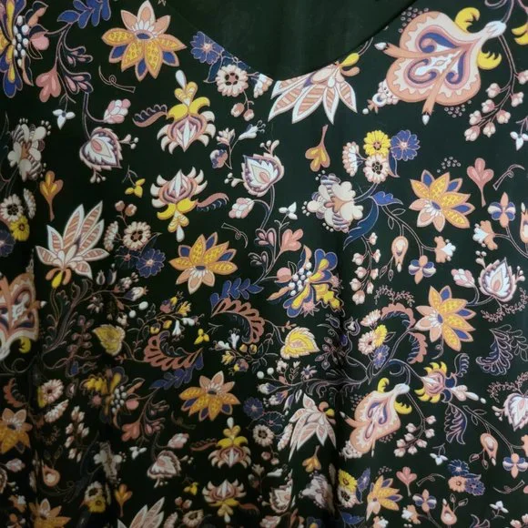 Kismet Floral Tank Top Size XL - Picture 3 of 3